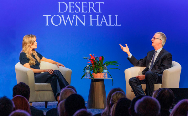 Journalist and Television Host Megyn Kelly joins Brian Harnik for a Desert Town Hall in Indian Wells, CA