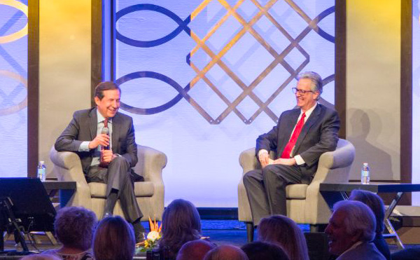 Journalist and Television Anchor Chris Wallace joins Moerator Brian Harnik